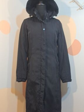 Black Long Hooded Women’s Ski & Snow Jacket